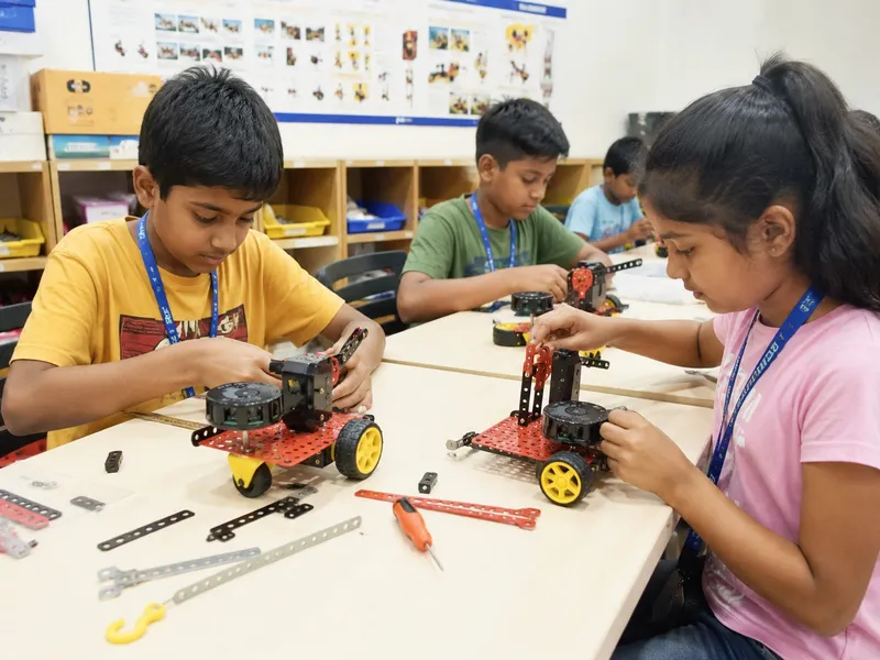 Careers — children building robots